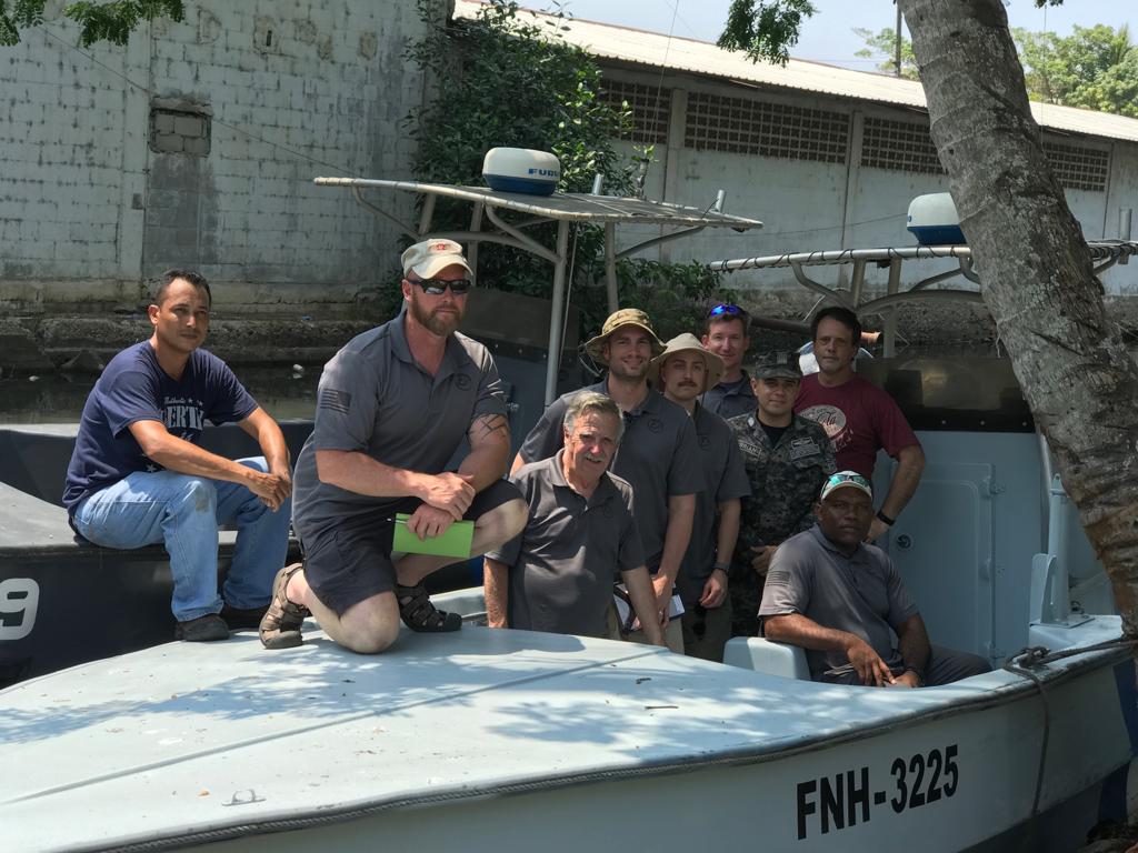 Spartan X team members in the field